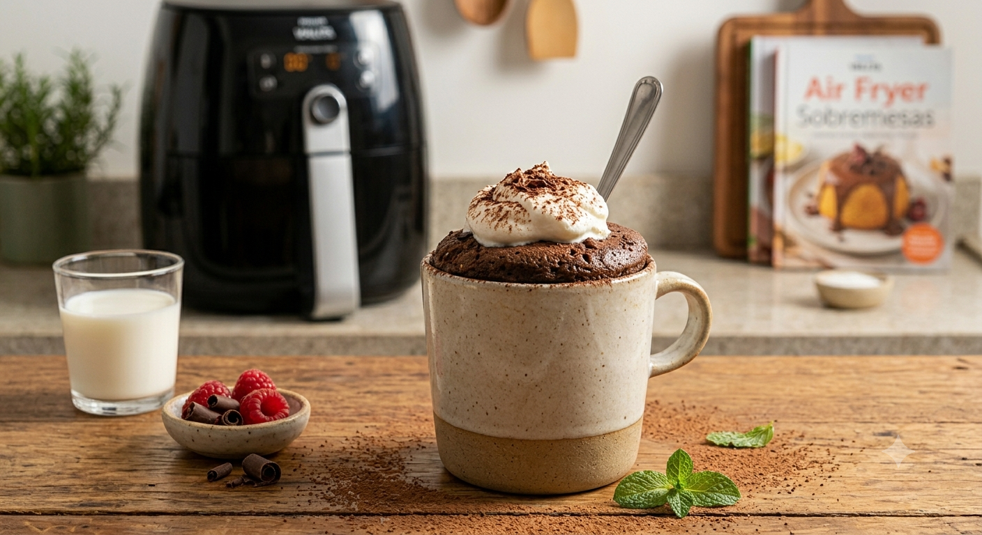 Bolo de Caneca na Air Fryer