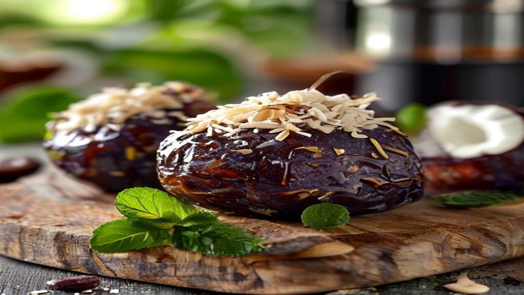 Olho de sogra fit (ameixa seca recheada com beijinho de coco fit) — Olho de sogra fit: aprenda a fazer ameixa seca rechead...